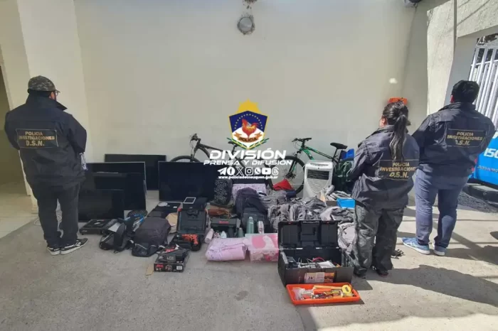 Plottier: Allanamiento permitió recuperar gran cantidad de elementos robados