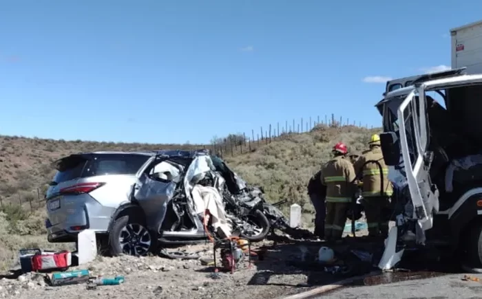 Ruta 237: dos muertos en un choque frontal contra un camión