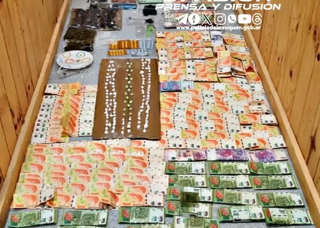 Plaza Huincul: Allanamiento permitió desarticular una boca de expendio de estupefacientes