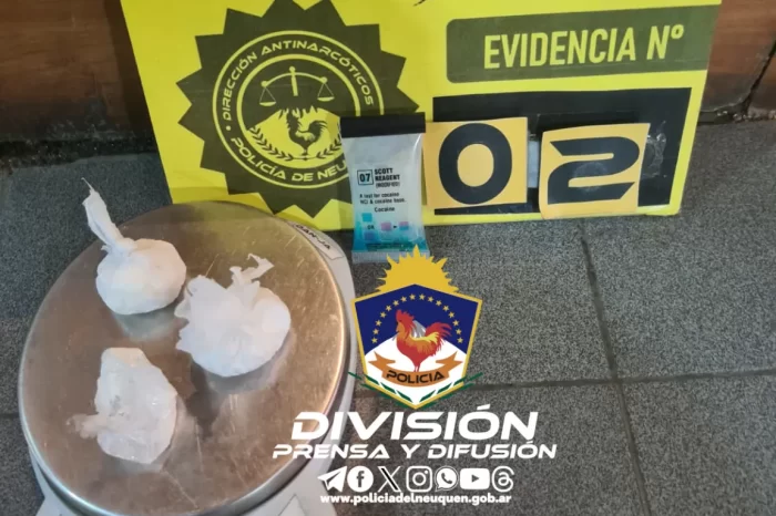San martín de Los Andes: Demorados con droga