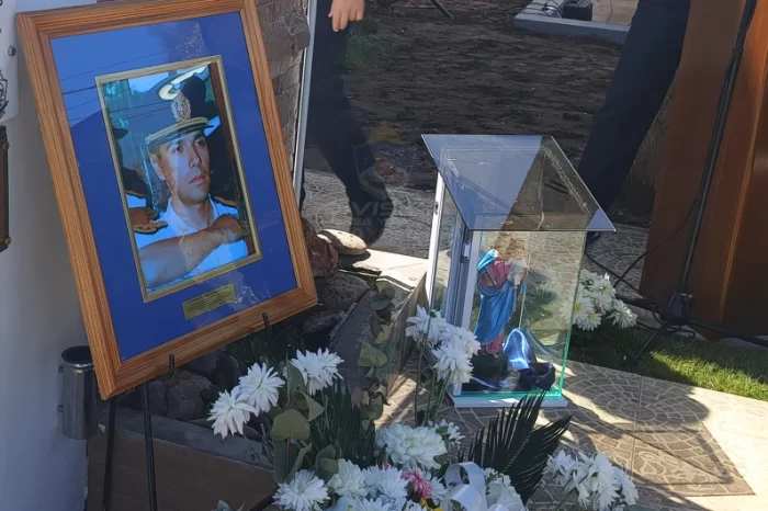 Añelo: acto homenaje 9º Aniversario de Fallecimientos del Subcomisario (PM) Víctor Fabián Garro