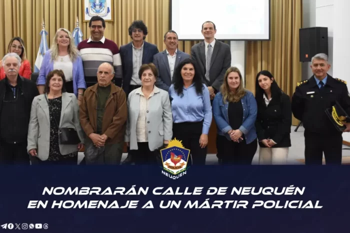 Nombrarán calle de Neuquén en homenaje a un mártir policial