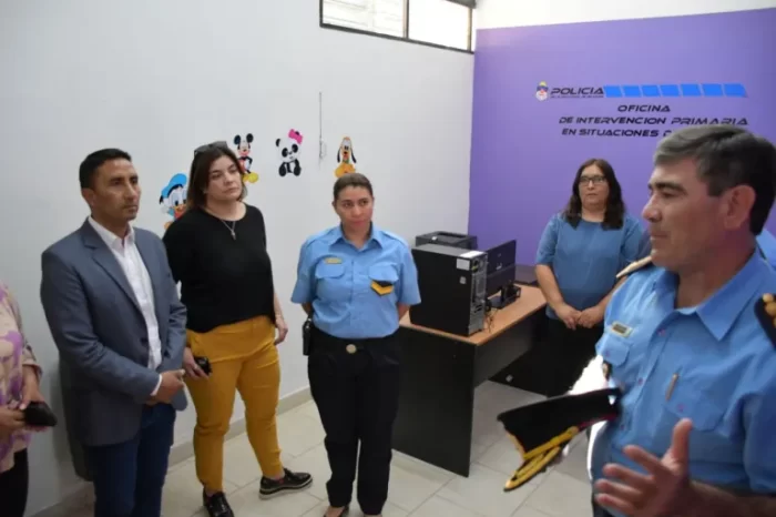 Inauguración de nueva Oficina de Intervención Primaria en Situaciones de género en la Comisaría 8 de Piedra del Águila