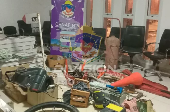 Rincón de los Sauces: Mega Operativo del CENAF 5 permite recuperar herramientas por una suma millonaria