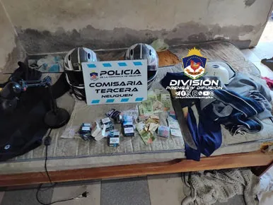 Neuquén: Allanamiento por robo a local comercial