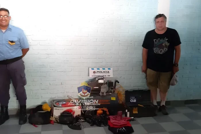 Neuquén: Un hombre demorado y elementos recuperados