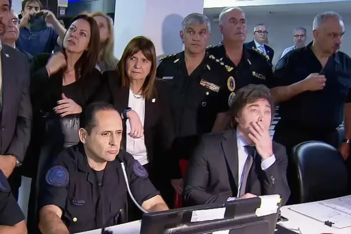 Bullrich analizó con Milei el operativo: "Se alcanzaron los logros en orden y seguridad"
