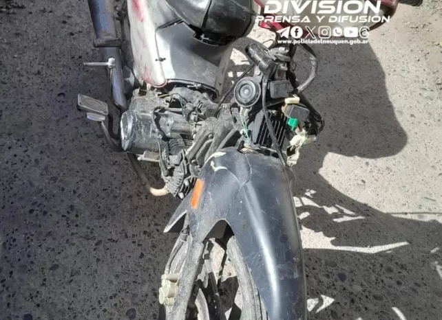 Centenario: lo intentaron identificar, se dio a la fuga, transitaba en una motocicleta robada y terminó demorado