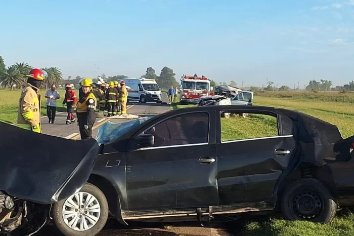 Siniestro vial fatal: tres personas murieron en un choque en la Ruta Nacional 34, a la altura de Centeno