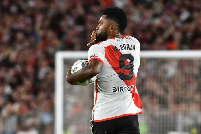 Con un doblete de Borja, River se lo dio vuelta a Rosario Central y se metió entre los cuatro primeros en la Copa de la Liga