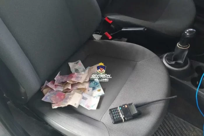 Allanamiento con tres demorados, requisa vehicular y entrega de elementos recuperados