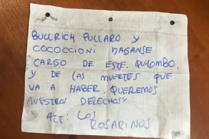 Otra amenaza al gobernador de Santa Fe y a la ministra Patricia Bullrich