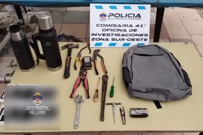 Plottier: Allanamientos positivos con demorados y recupero de elementos