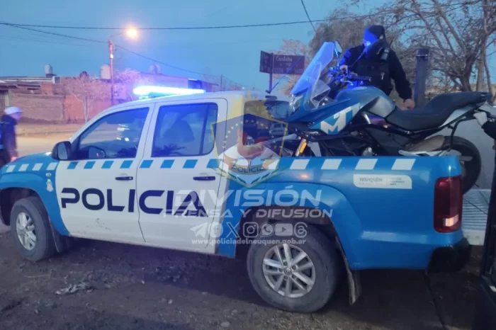 Rápido accionar Policial permite recuperar una costosa motocicleta robada a mano armada