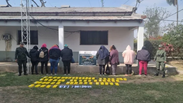 Salta: ocho pasajeras fueron encontradas con más de 60 kilos de cocaína adosados a sus cuerpos
