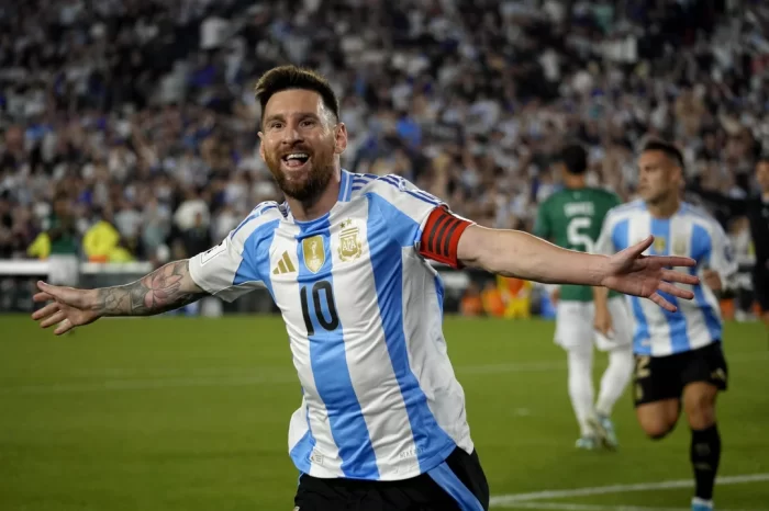 Argentina golea a Bolivia por las Eliminatorias y se mantiene como único líder