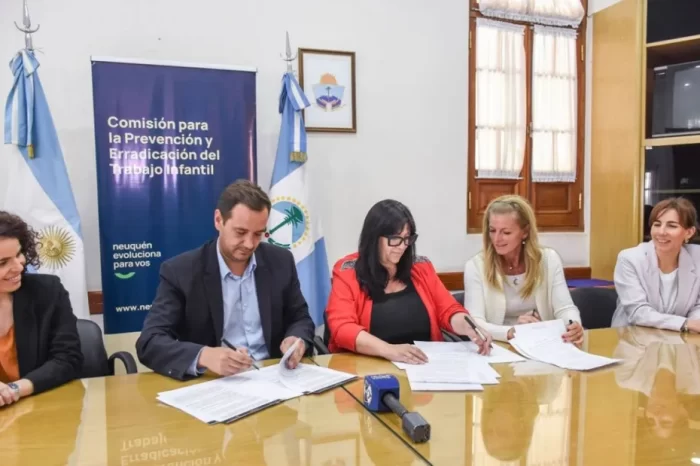 Formalizan acciones para prevenir el trabajo infantil y adolescente no protegido