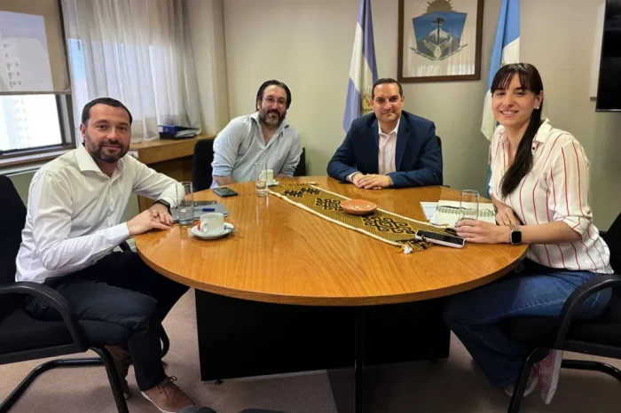 Funcionarios provinciales y del Segemar se reunieron por vigilancia volcánica