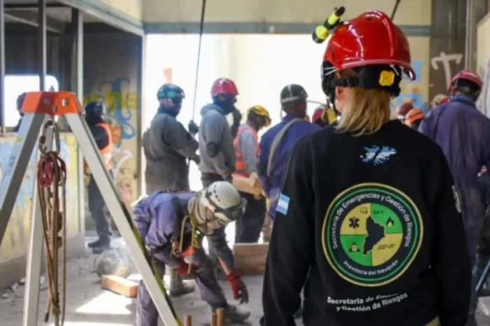 Neuquén cuenta con un grupo de elite para rescate en estructuras colapsadas