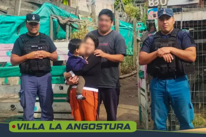 Rápida intervención: Policías neuquinos salvaron la vida de un bebé en Villa La Angostura