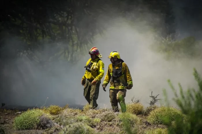 Parque Nacional Lanín: Neuquén agradece la solidaridad de los bomberos que llegan de otras provincias