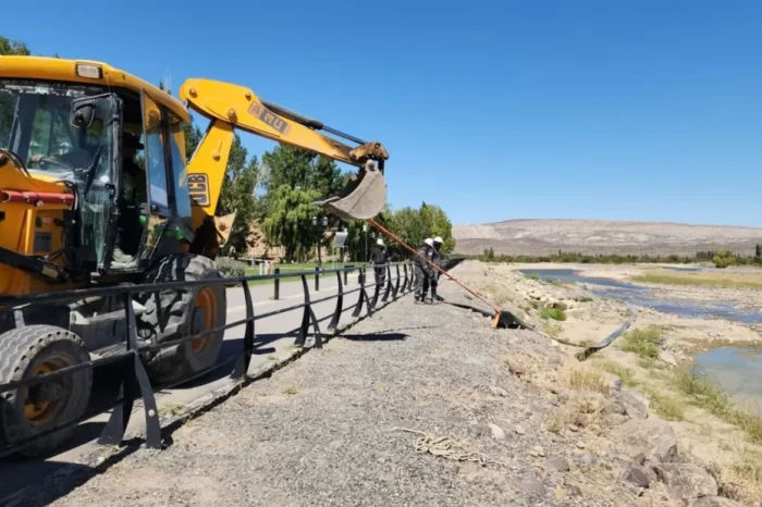Agua potable: EPAS instala acueducto de emergencia en Chos Malal