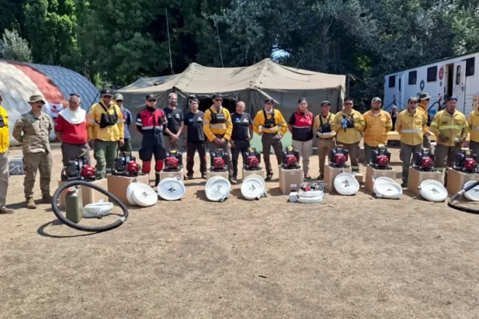 Incorporaron bombas de última generación para combatir los incendios
