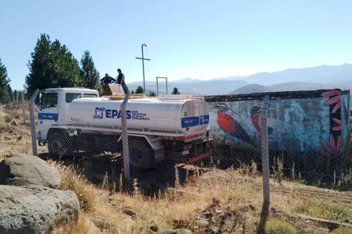 El EPAS asiste al municipio de Aluminé por la afectación del servicio de agua potable