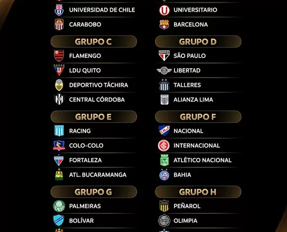 Copa Libertadores: River irá a la altura, mientras que Estudiantes comparte grupo con Botafogo