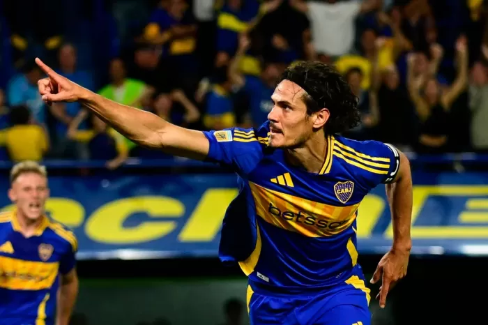 Alarmas en Boca: Cavani quedó descartado para el Superclásico ante River