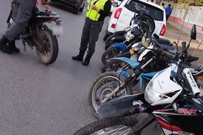 Veinte motos secuestradas en operativos sorpresa de la Policía de la Provincia del Neuquén