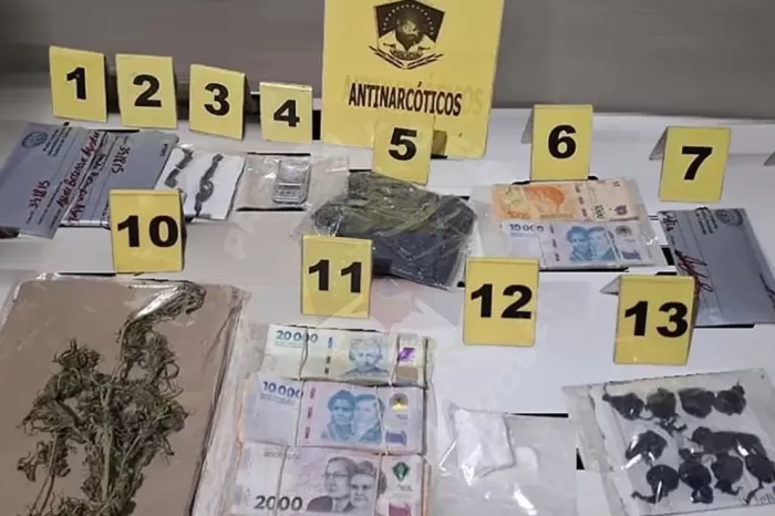 En el oeste de la capital: Desbaratan dos puntos de venta de drogas y detienen a un hombre