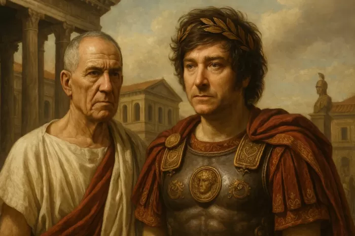 ¿Qué significa "Roma no paga traidores", frase citada por Javier Milei, y quién lo dijo por primera vez?