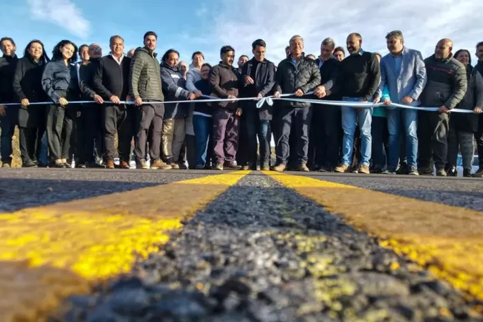 Figueroa inauguró la repavimentación de un tramo de la Ruta Provincial 23