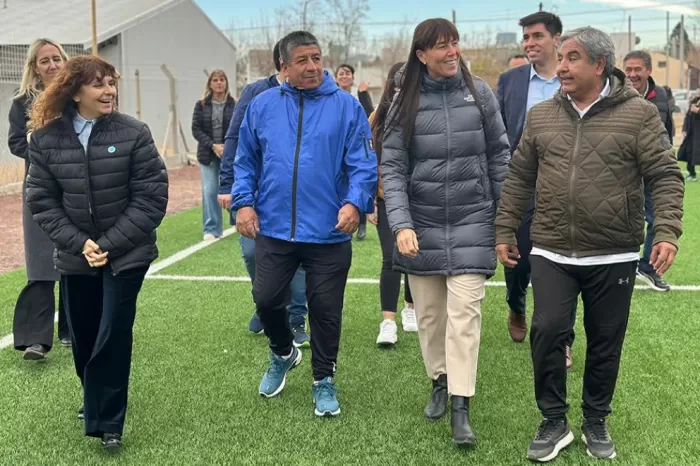 Deporte social: El club Estrella del Norte festejó su aniversario con inauguración de obra
