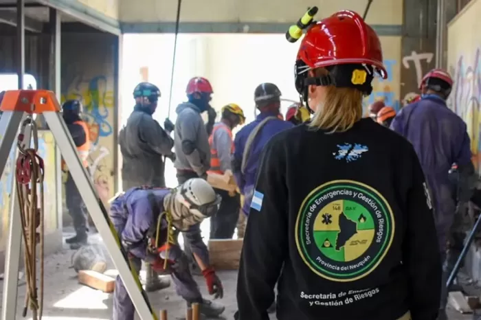Caviahue: Capacitan en intervención y rescate en estructuras colapsadas