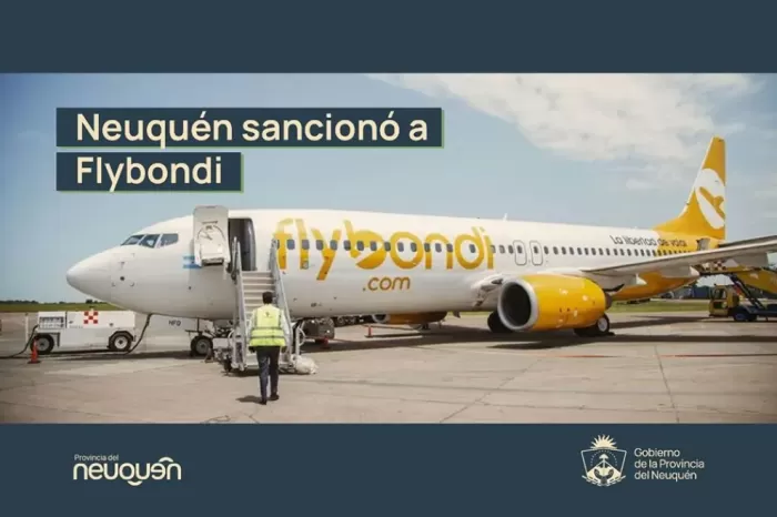 Protección al consumidor: La Provincia sancionó a Flybondi por vulnerar derechos de usuarios neuquinos
