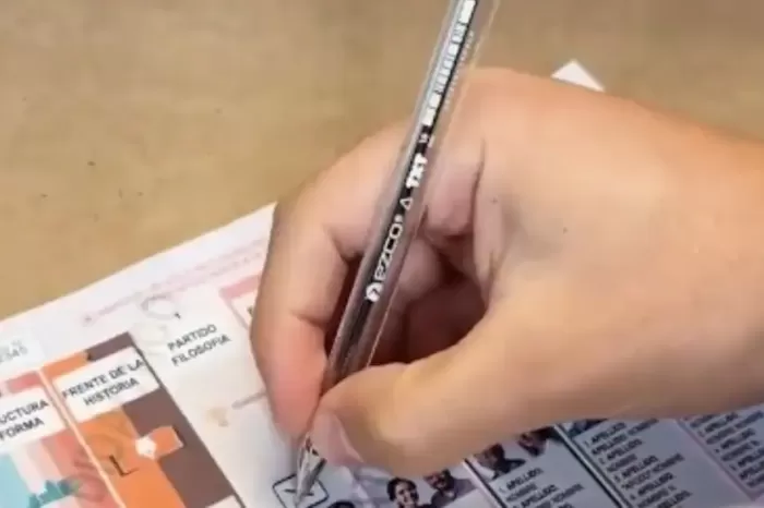 El "mito de la tinta invisible": muestran las lapiceras que se usarán para votar y desmienten que la marca se borre con el calor