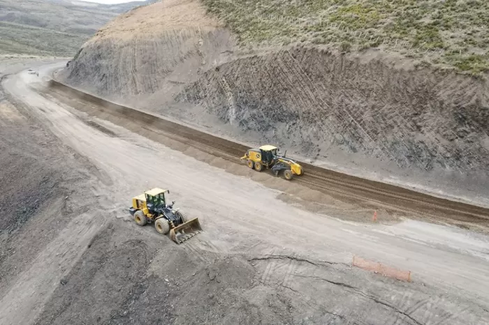 Remediación de la ruta provincial 43: se avanza con el asfalto en un tramo inestable