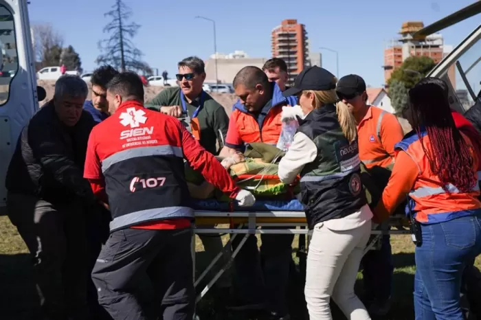 Emergencias: Exitoso operativo aéreo para asistir a dos heridos en la Ruta 39