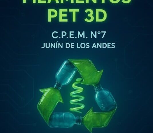 Alumnos de Junín de los Andes presentarán su proyecto “Filamentos PET 3D” en la Expo EducaTIC