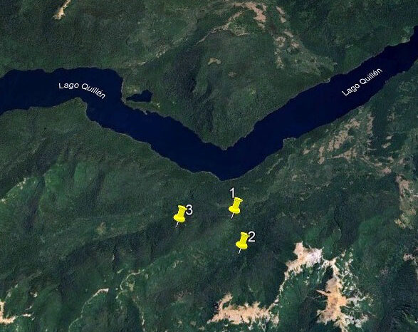 Incendios Cerro Ponom, 3 focos de incendio declarados en zona Quillén
