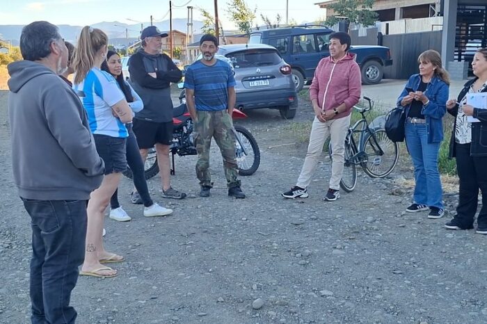 Gestión de crecimiento urbano: El viceintendente Fabián González lidera la formalización del nuevo "Barrio Nehuen Che"