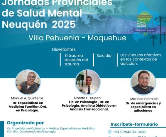 La Legislatura declaró de interés las Jornadas Provinciales de Salud Mental 2025