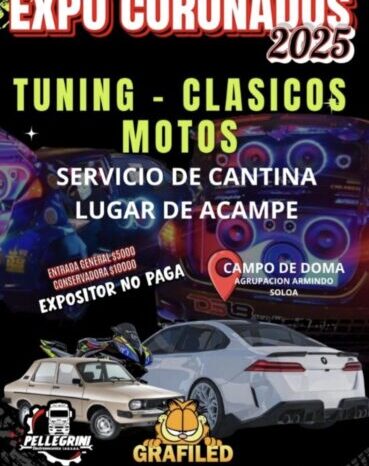 Córdoba: ¡Llega la Primera Expo Coronados 2025, un Festival de Ruedas Pequeñas y Grandes en Adelia María!