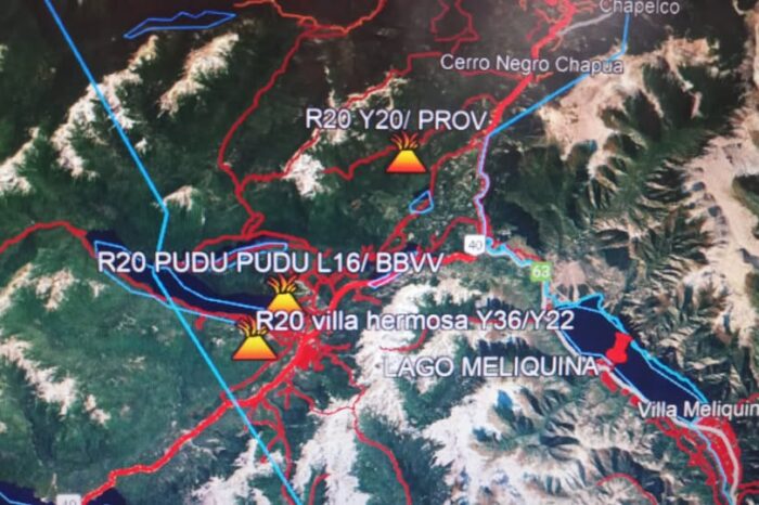 Brigadistas del Parque Nacional Lanín enfrentan incendios causados por tormenta eléctrica