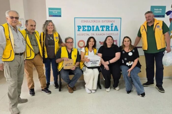 El Club de Leones de San Martín de los Andes dona equipamiento clave para salvar vidas respiratorias en el Hospital Ramón Carrillo