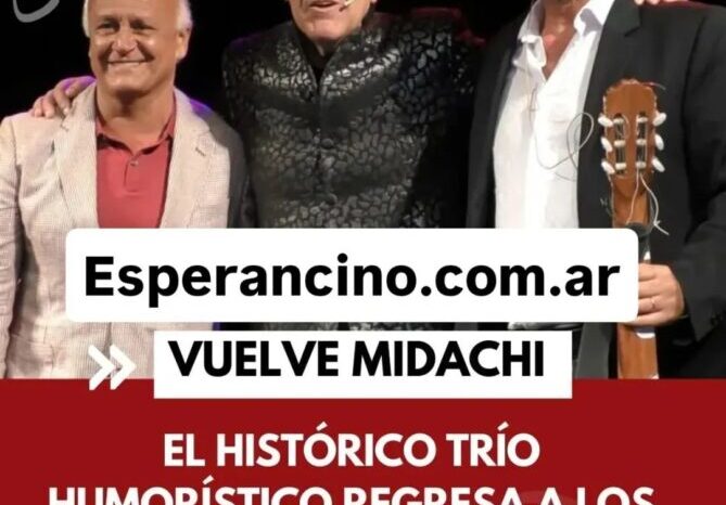 Vuelve Midachi: El icónico trío humorístico regresa a los escenarios en junio de 2026