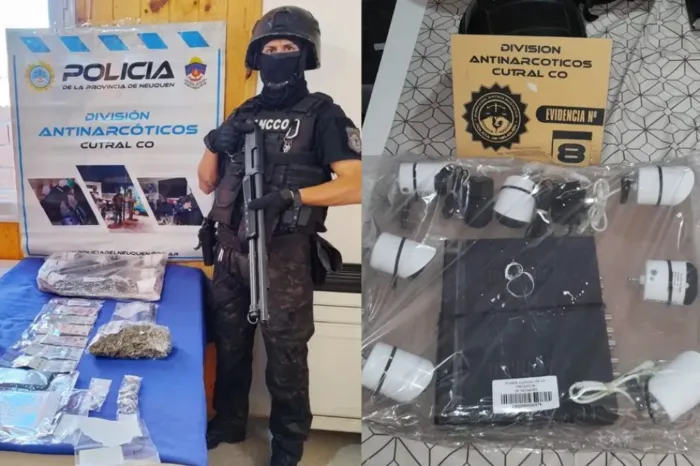 Cutral Co: Secuestran cocaína y cannabis sativa listas para su comercialización
