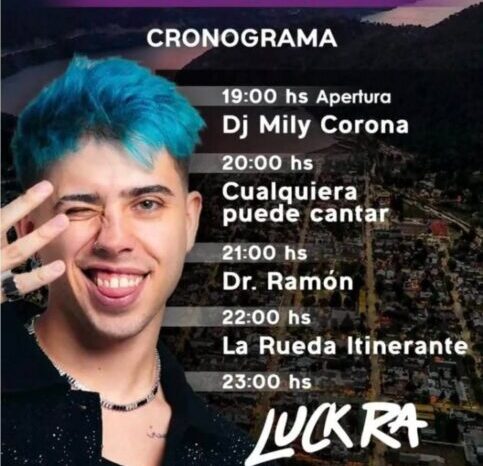 Luck Ra en San Martín de los Andes! Todo lo que tenés que saber para disfrutar del show gratuito frente al lago Lácar sin riesgos
